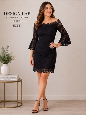 latest lace dress styles Nathalia main image 1